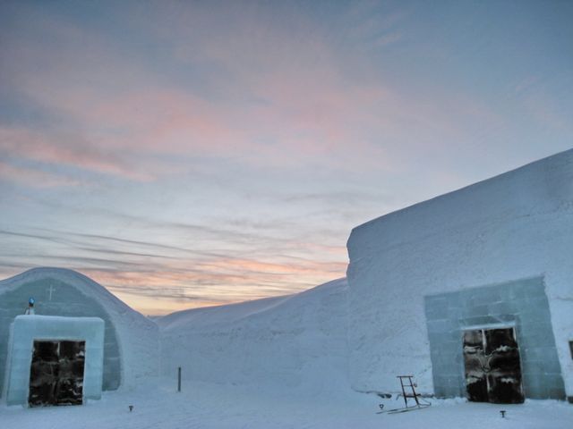 Icehotel exterior